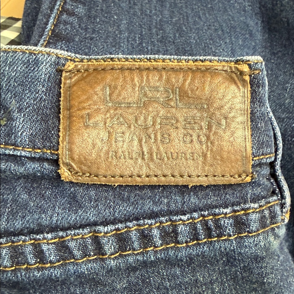 Lauren Ralph Lauren Dark Blue Classic Straight Leg Crop Jeans 6 - Picture 9 of 10